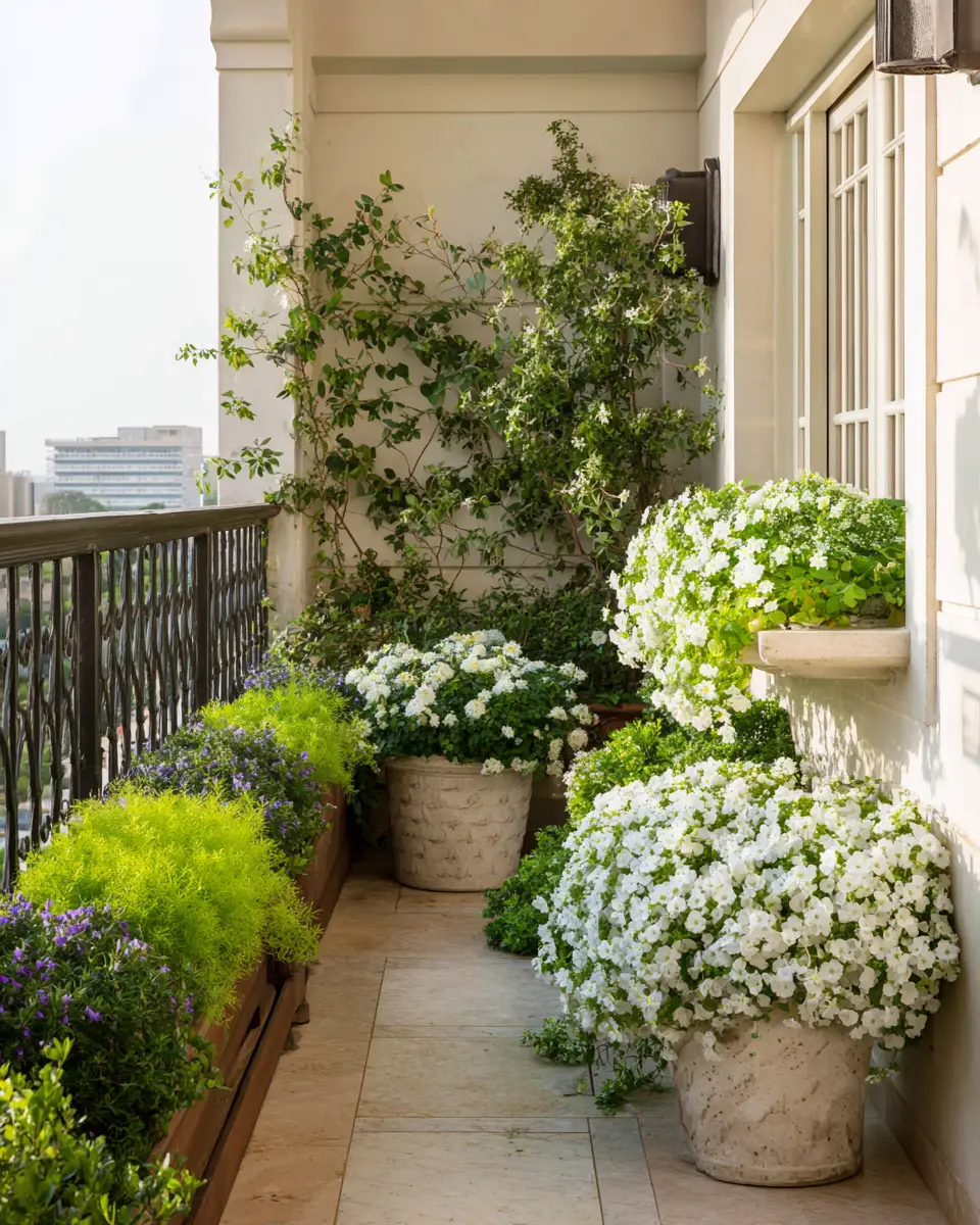 Emerald Green Traditional Balcony Decor Ideas
