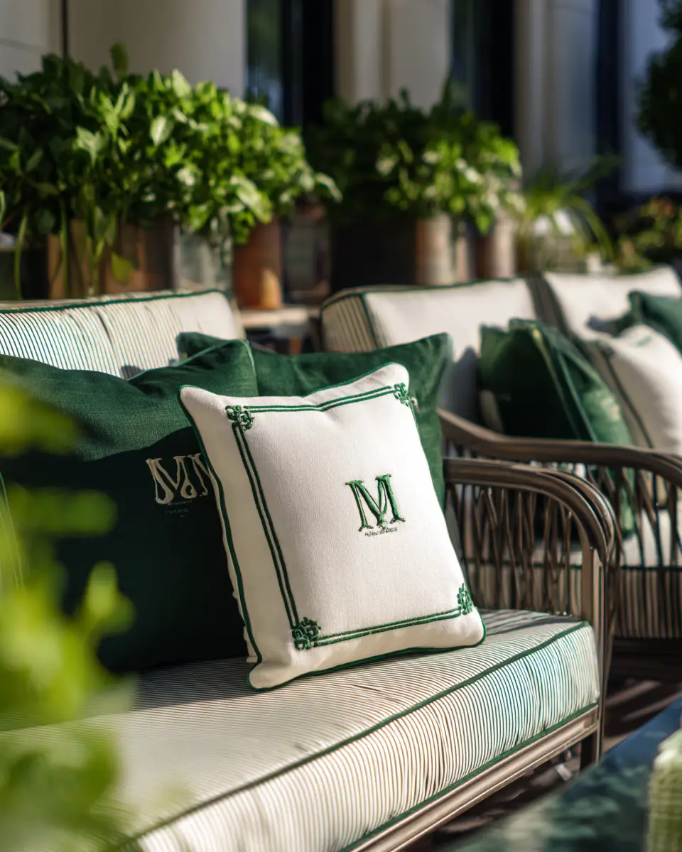 Emerald Green Traditional Patio Decor Ideas