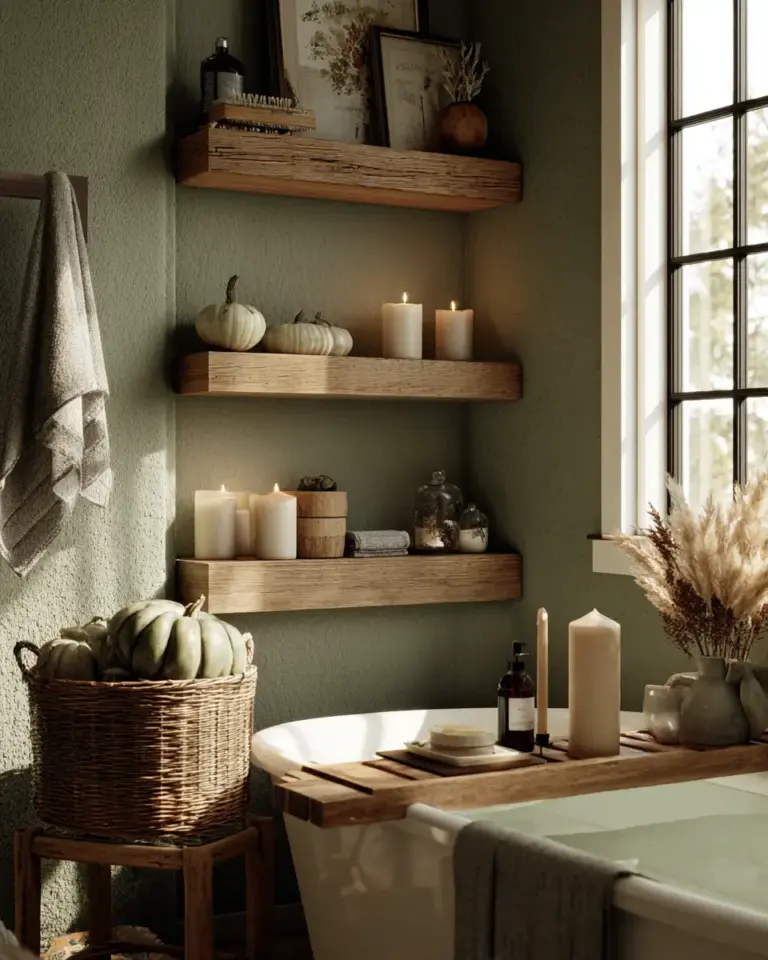 Fall Bathroom Decor Ideas - Featured