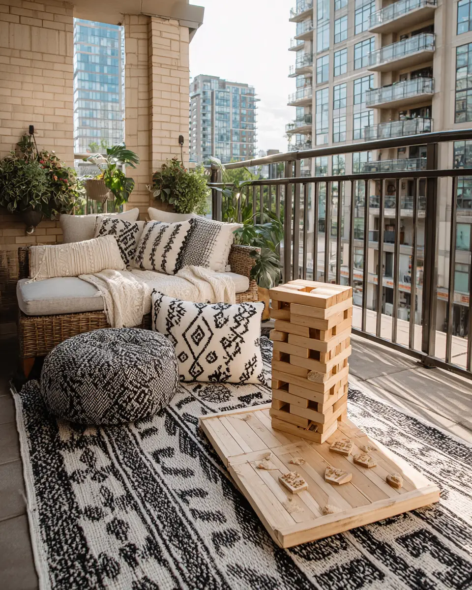 Family-Friendly Boho Balcony Decor Ideas