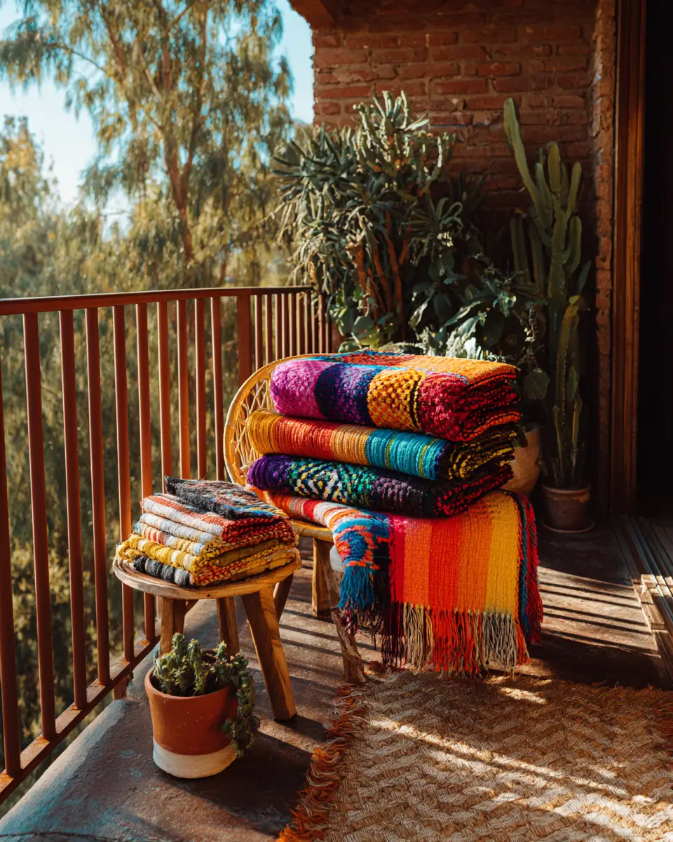 Family-Friendly Boho Balcony Decor Ideas