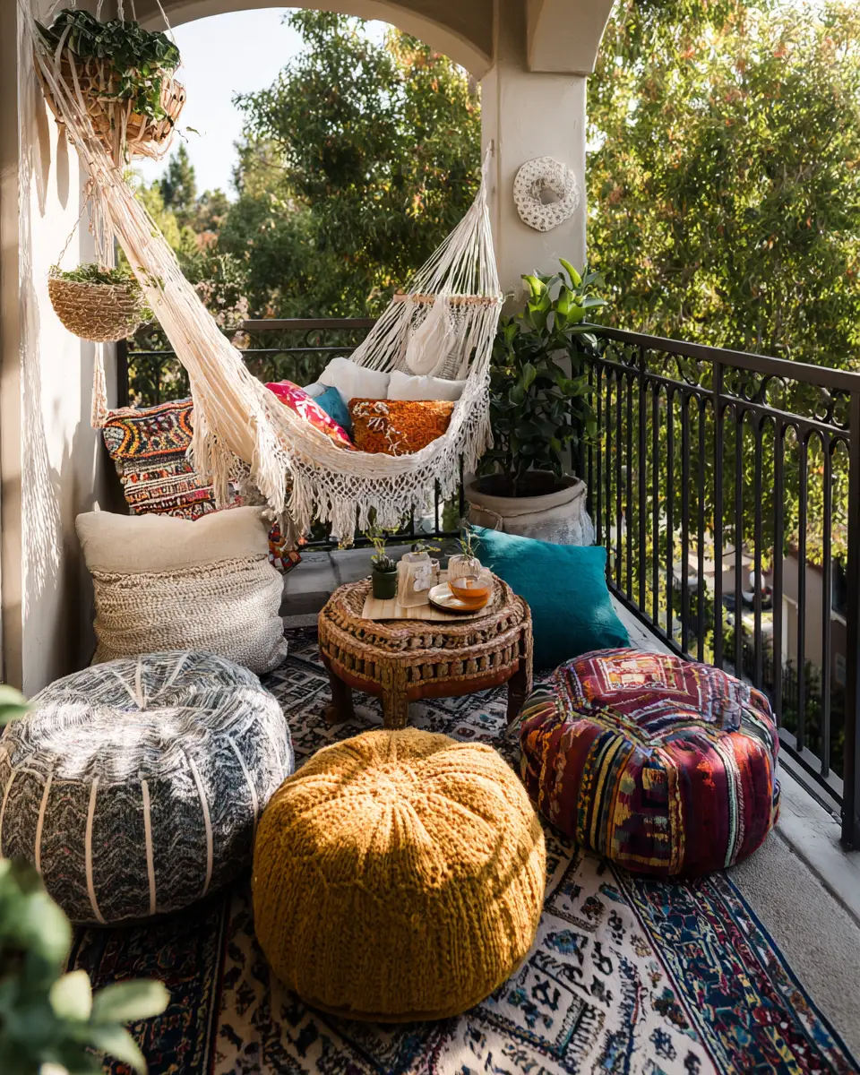 Family-Friendly Boho Balcony Decor Ideas