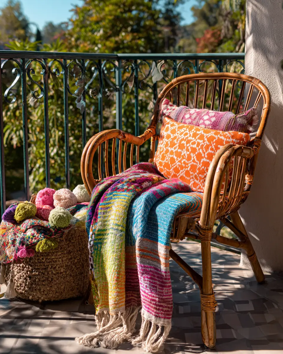 Family-Friendly Boho Balcony Decor Ideas
