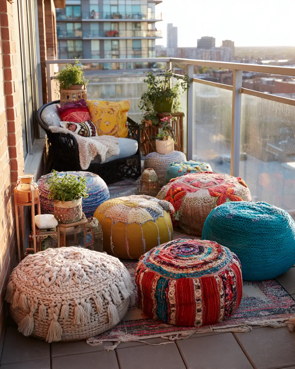 Family-Friendly Boho Balcony Decor Ideas