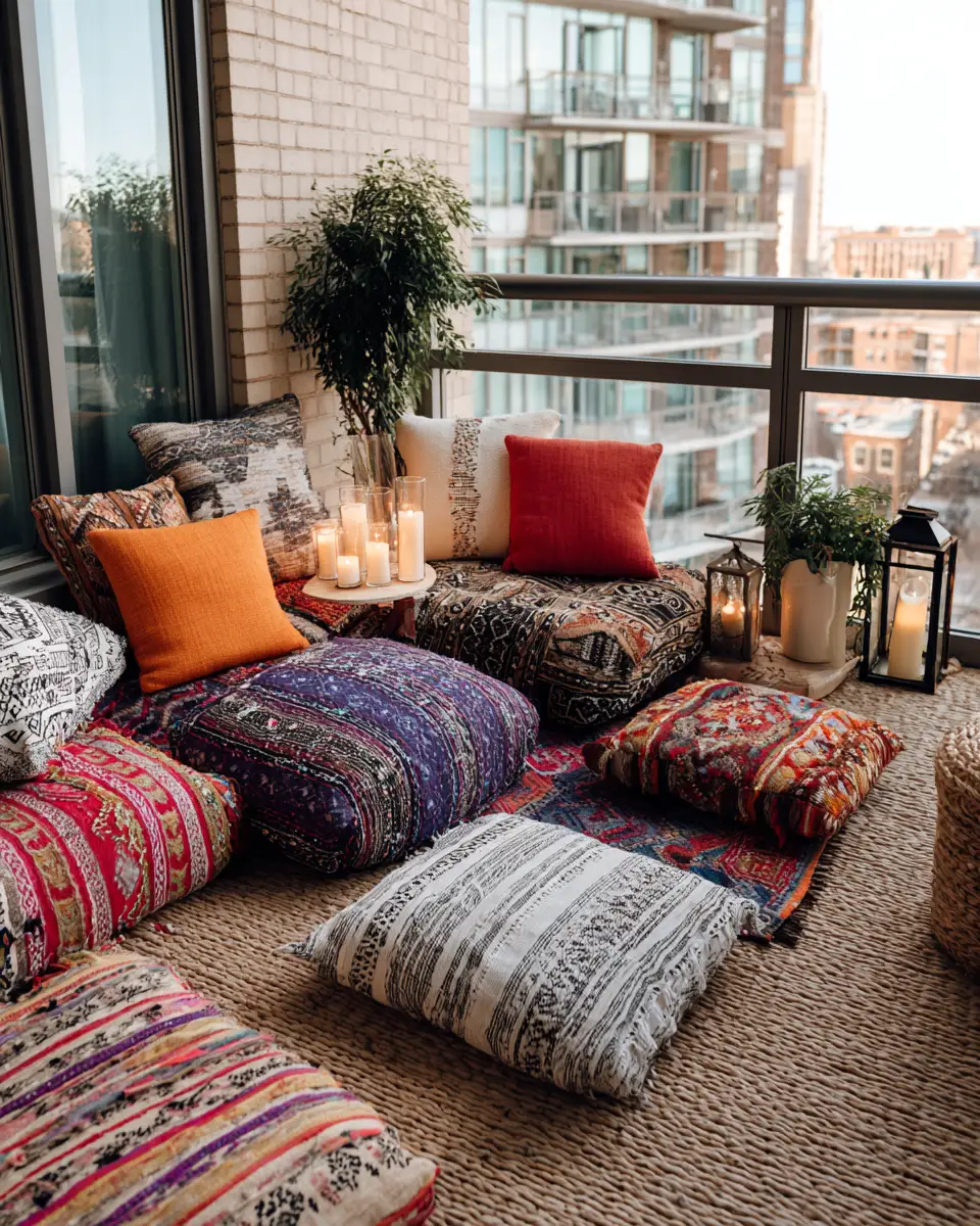 Family-Friendly Boho Balcony Decor Ideas