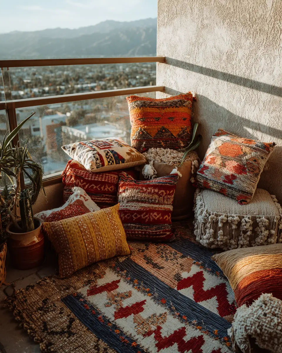 Family-Friendly Boho Balcony Decor Ideas