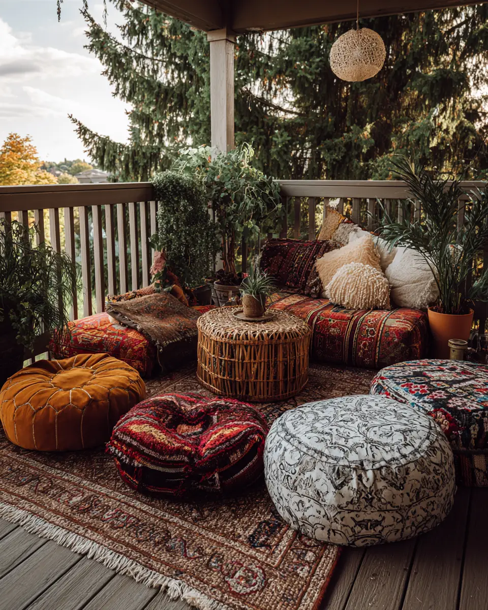 Family-Friendly Boho Balcony Decor Ideas