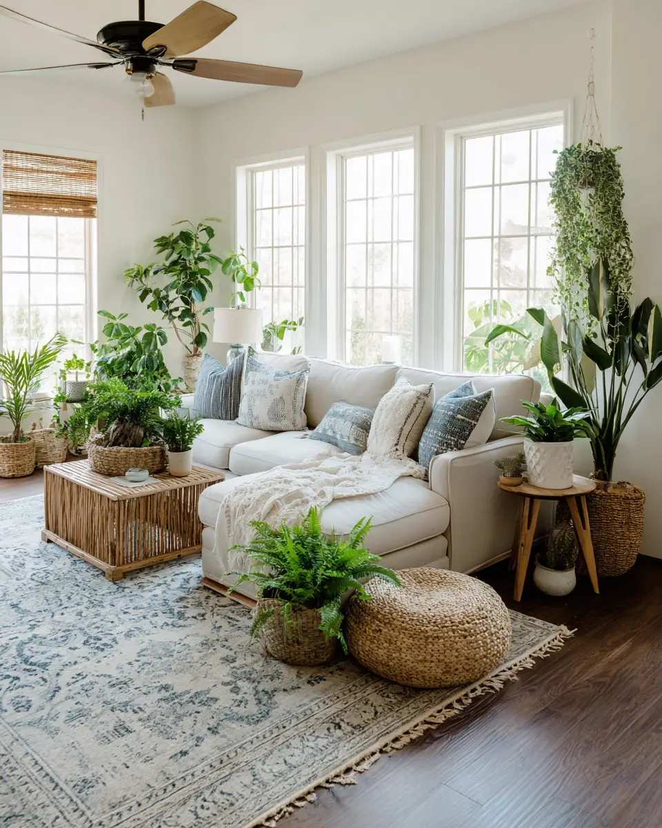 Family-Friendly Coastal Living Room Decor Ideas