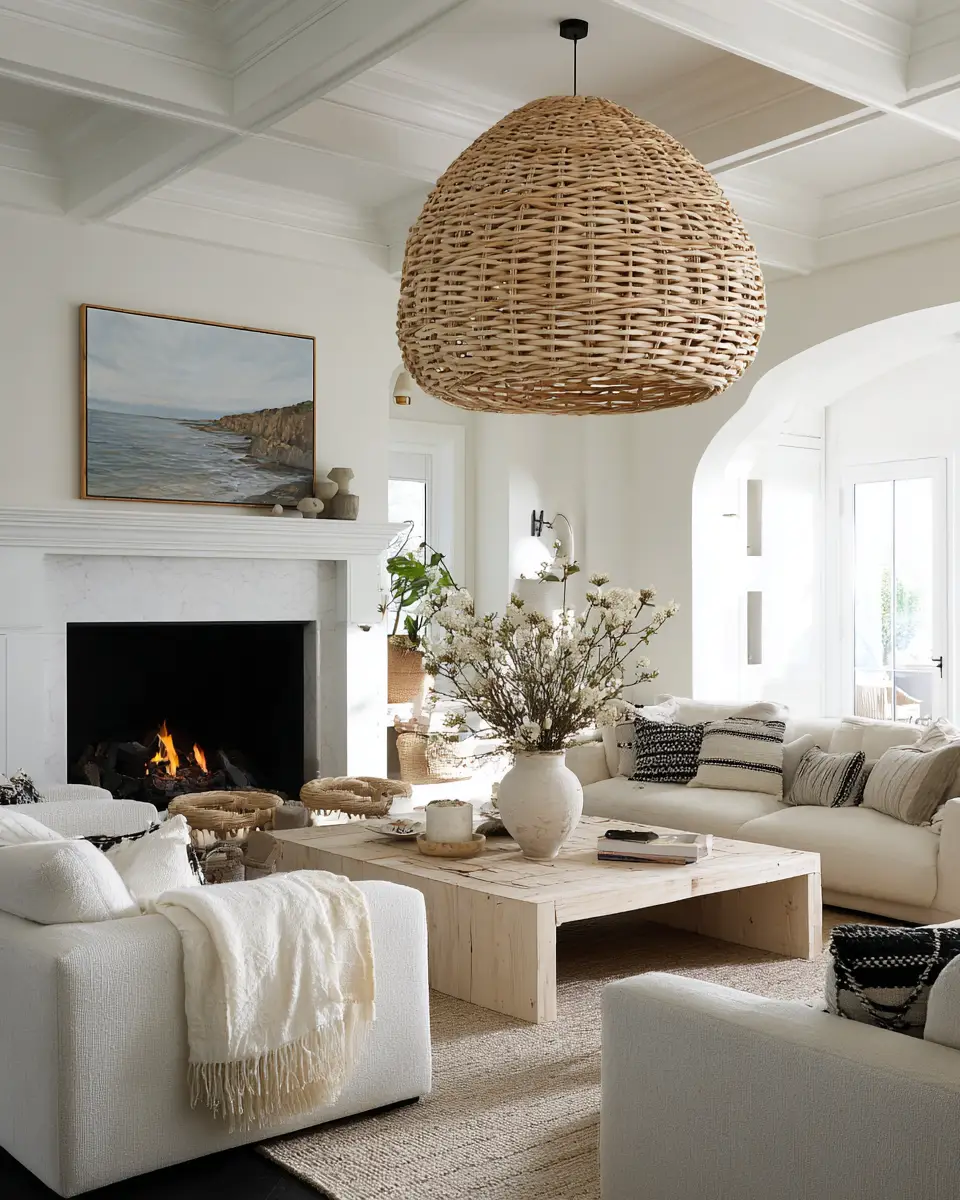 Family-Friendly Coastal Living Room Decor Ideas