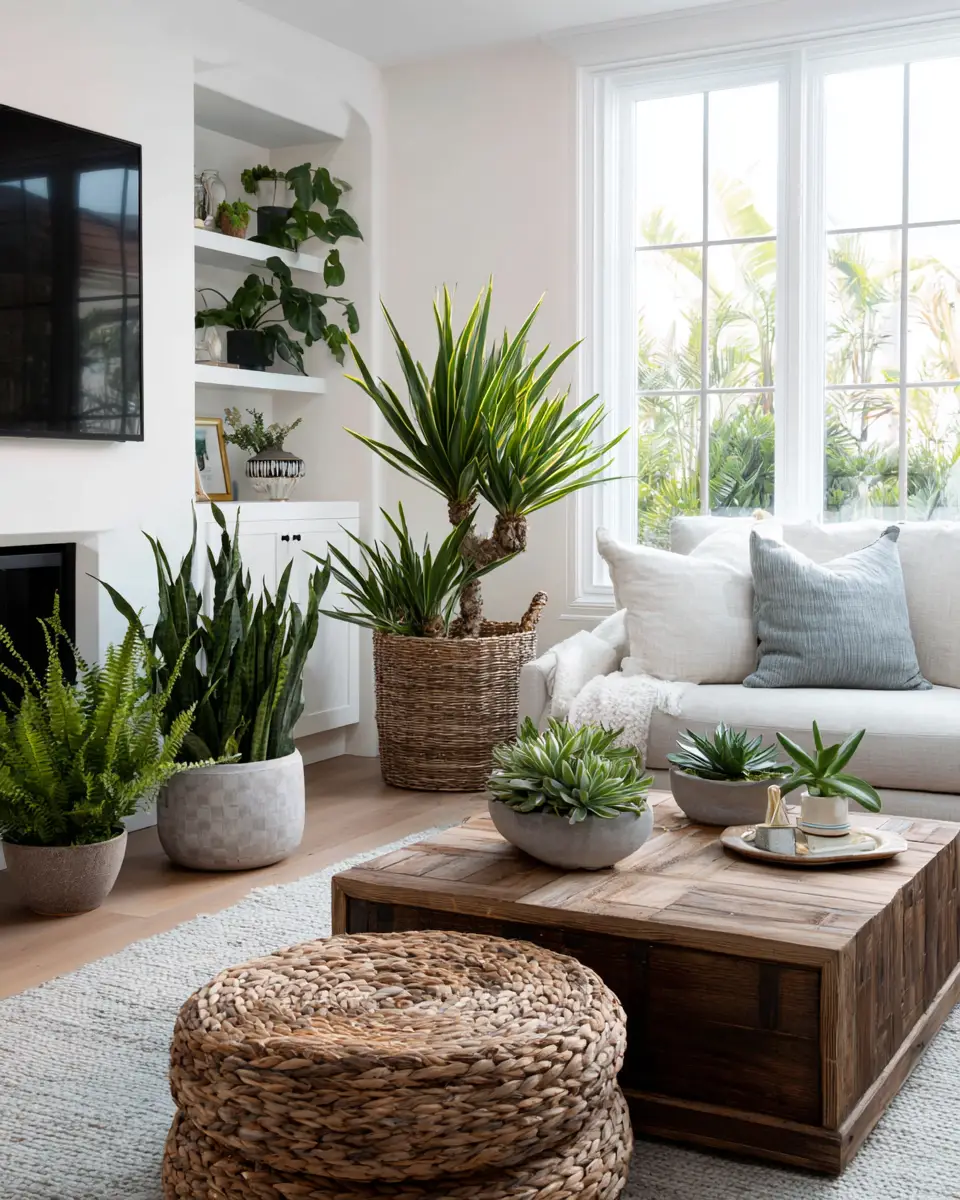 Family-Friendly Coastal Living Room Decor Ideas