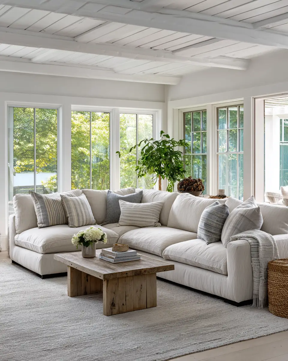 Family-Friendly Coastal Living Room Decor Ideas