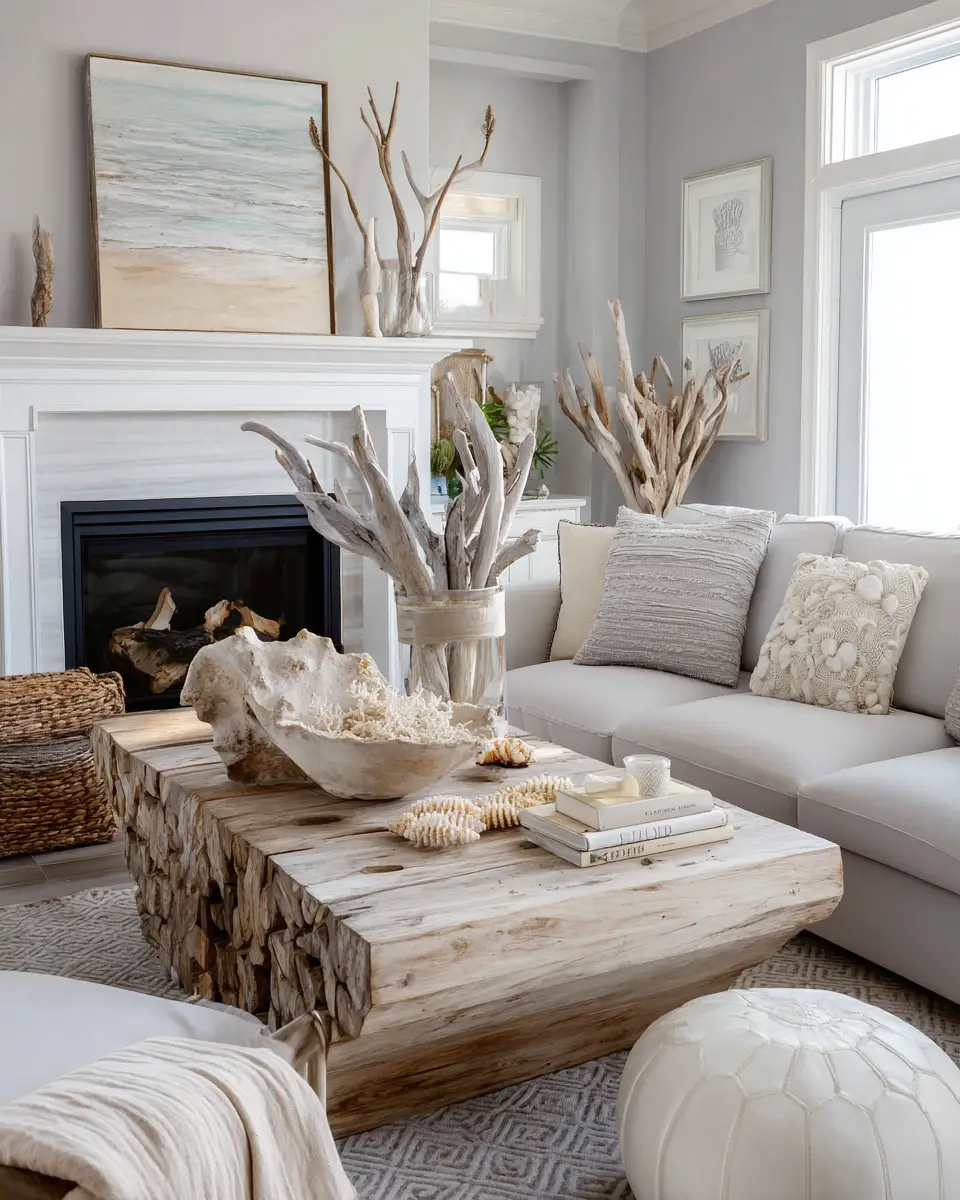 Family-Friendly Coastal Living Room Decor Ideas