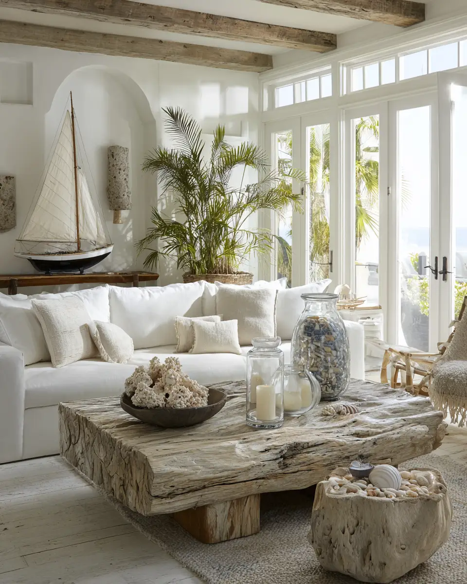 Family-Friendly Coastal Living Room Decor Ideas