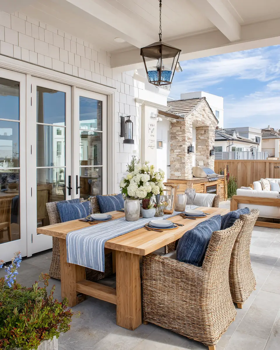 Family-Friendly Coastal Patio Decor Ideas