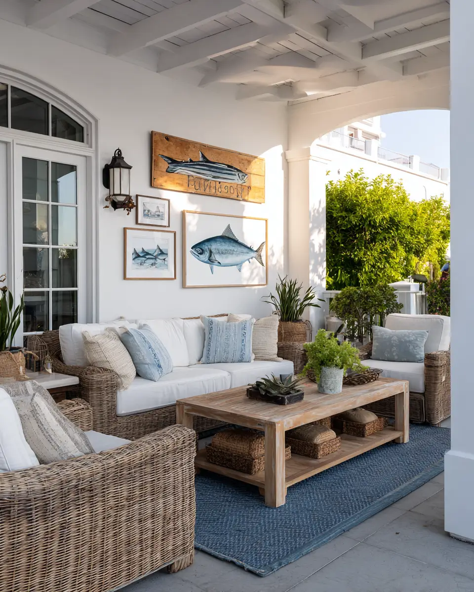 Family-Friendly Coastal Patio Decor Ideas