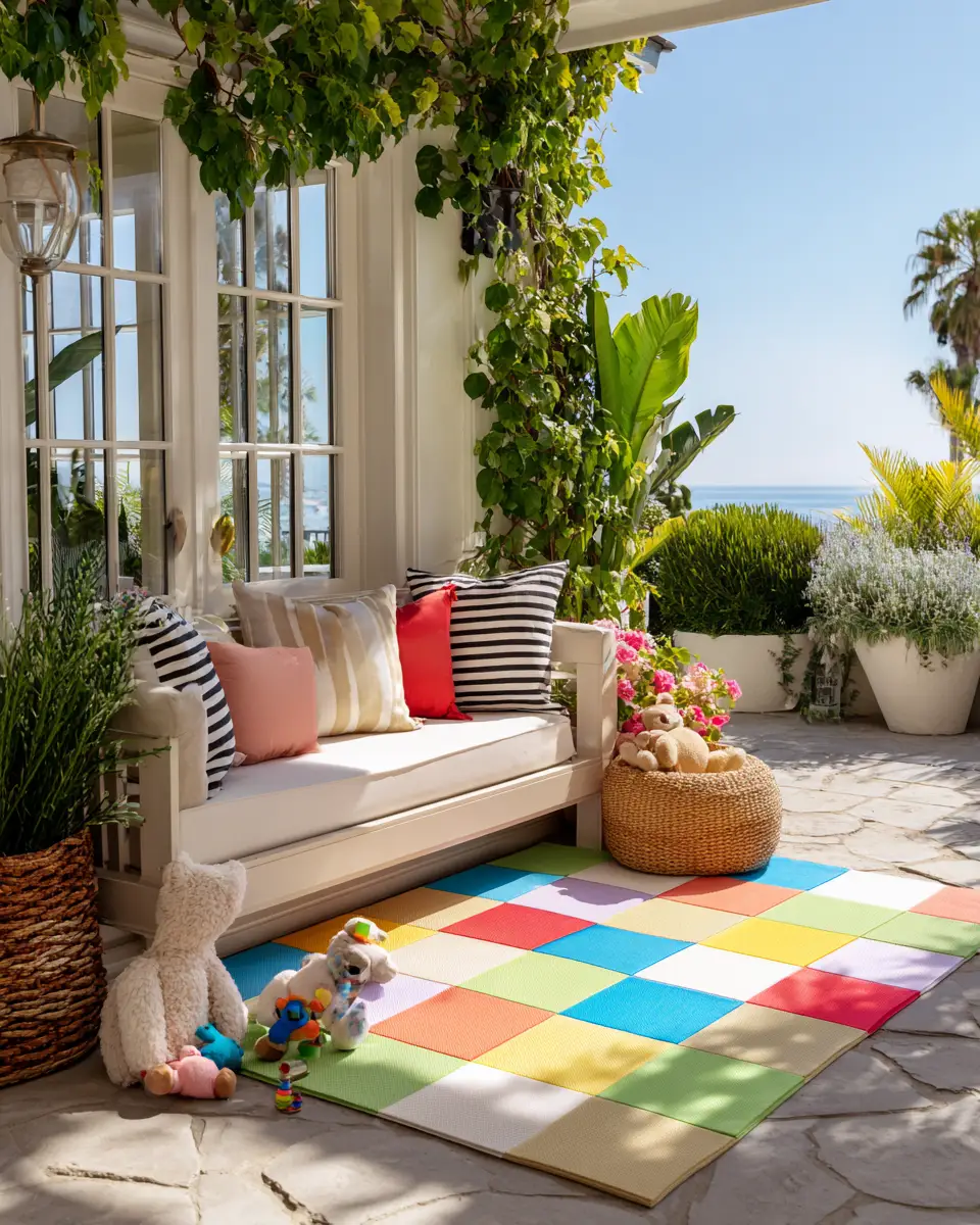 Family-Friendly Coastal Patio Decor Ideas