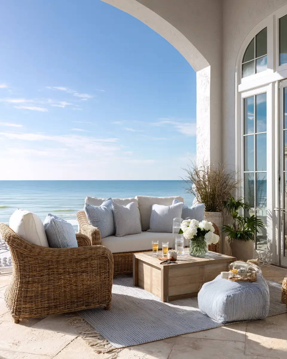 Family-Friendly Coastal Patio Decor Ideas