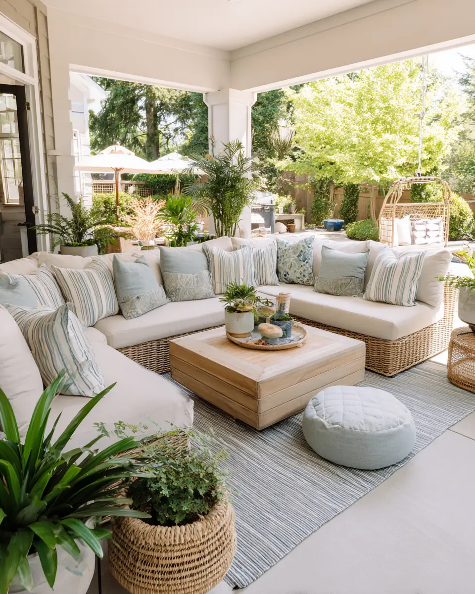 Family-Friendly Coastal Patio Decor Ideas
