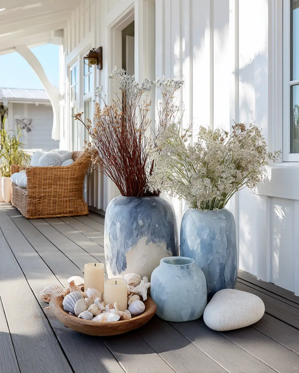 Family-Friendly Coastal Porch Decor Ideas
