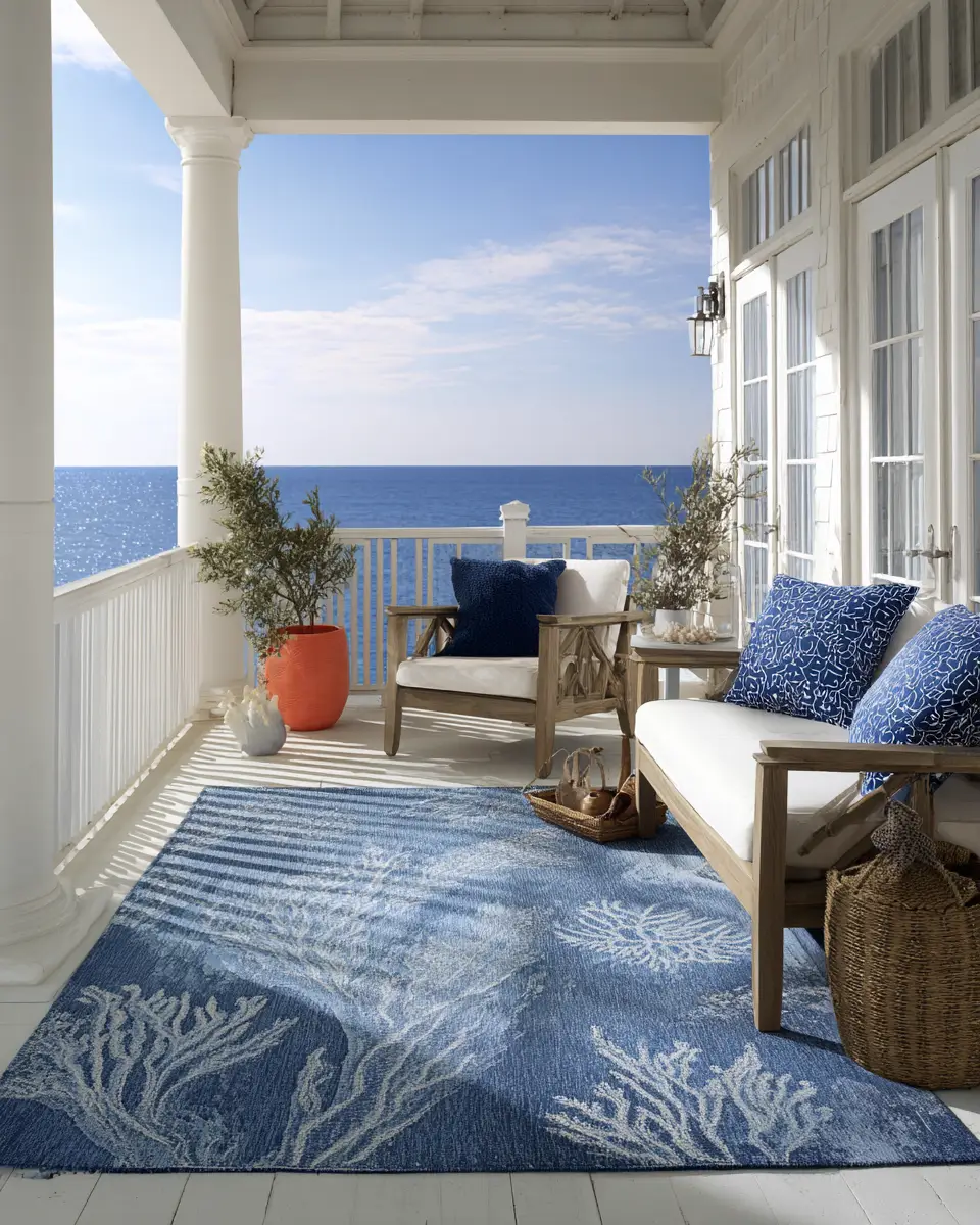 Family-Friendly Coastal Porch Decor Ideas