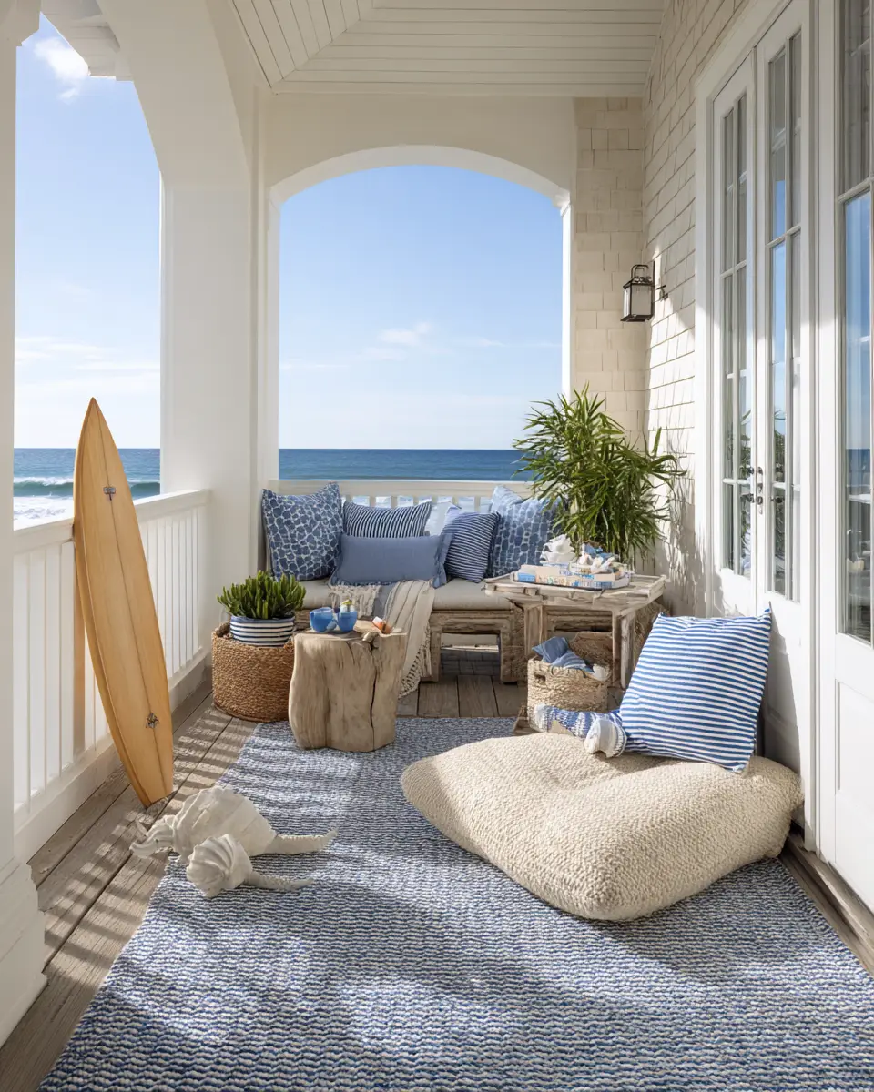 Family-Friendly Coastal Porch Decor Ideas