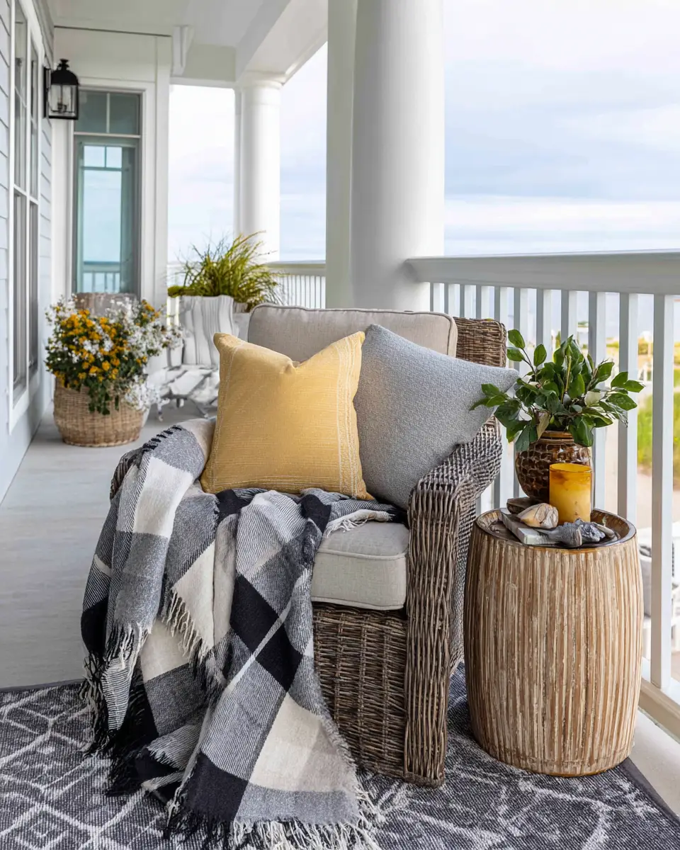 Family-Friendly Coastal Porch Decor Ideas