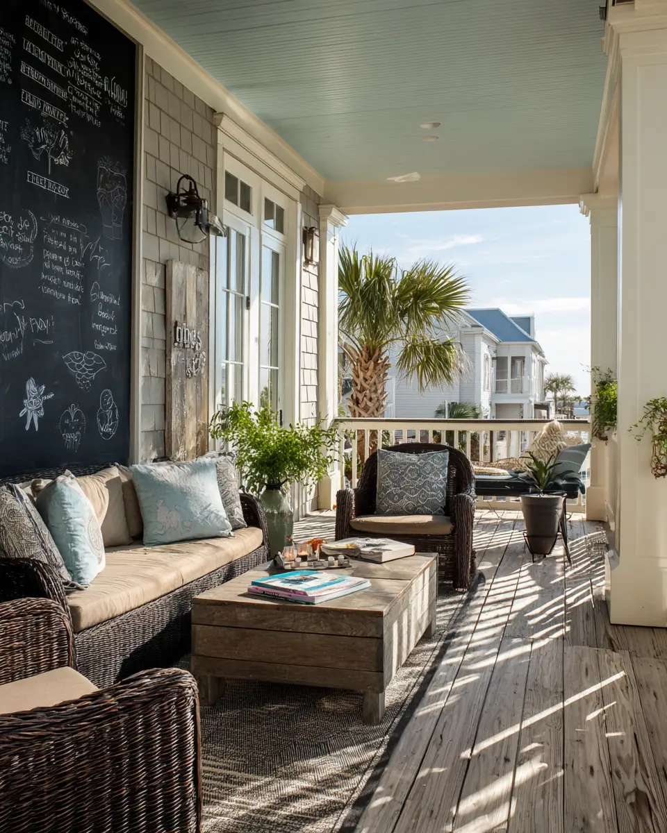 Family-Friendly Coastal Porch Decor Ideas