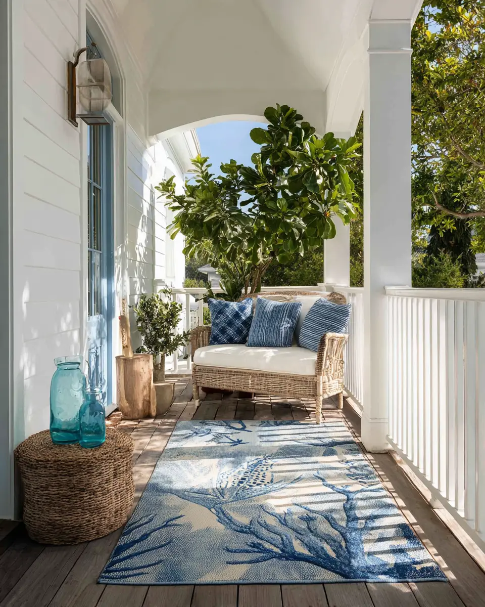 Family-Friendly Coastal Porch Decor Ideas