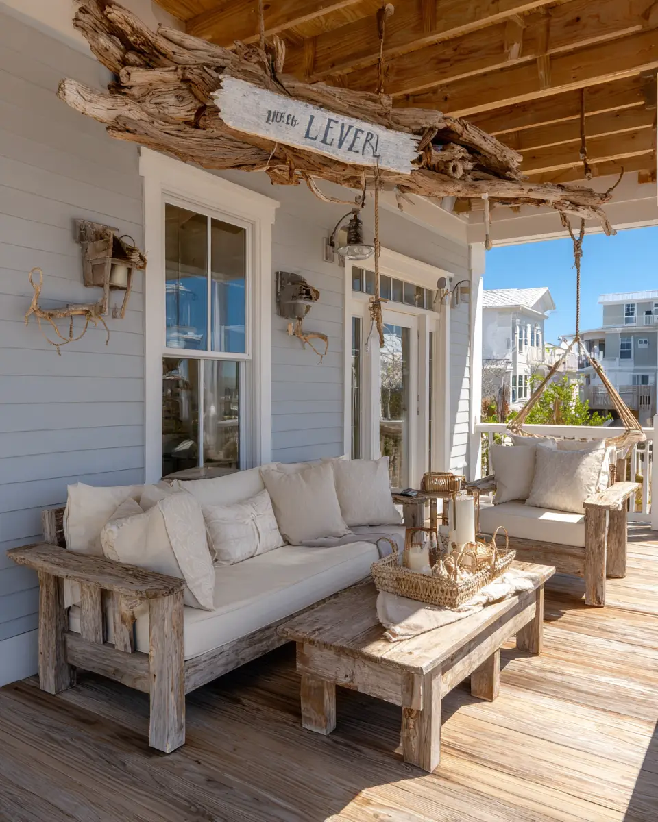 Family-Friendly Coastal Porch Decor Ideas