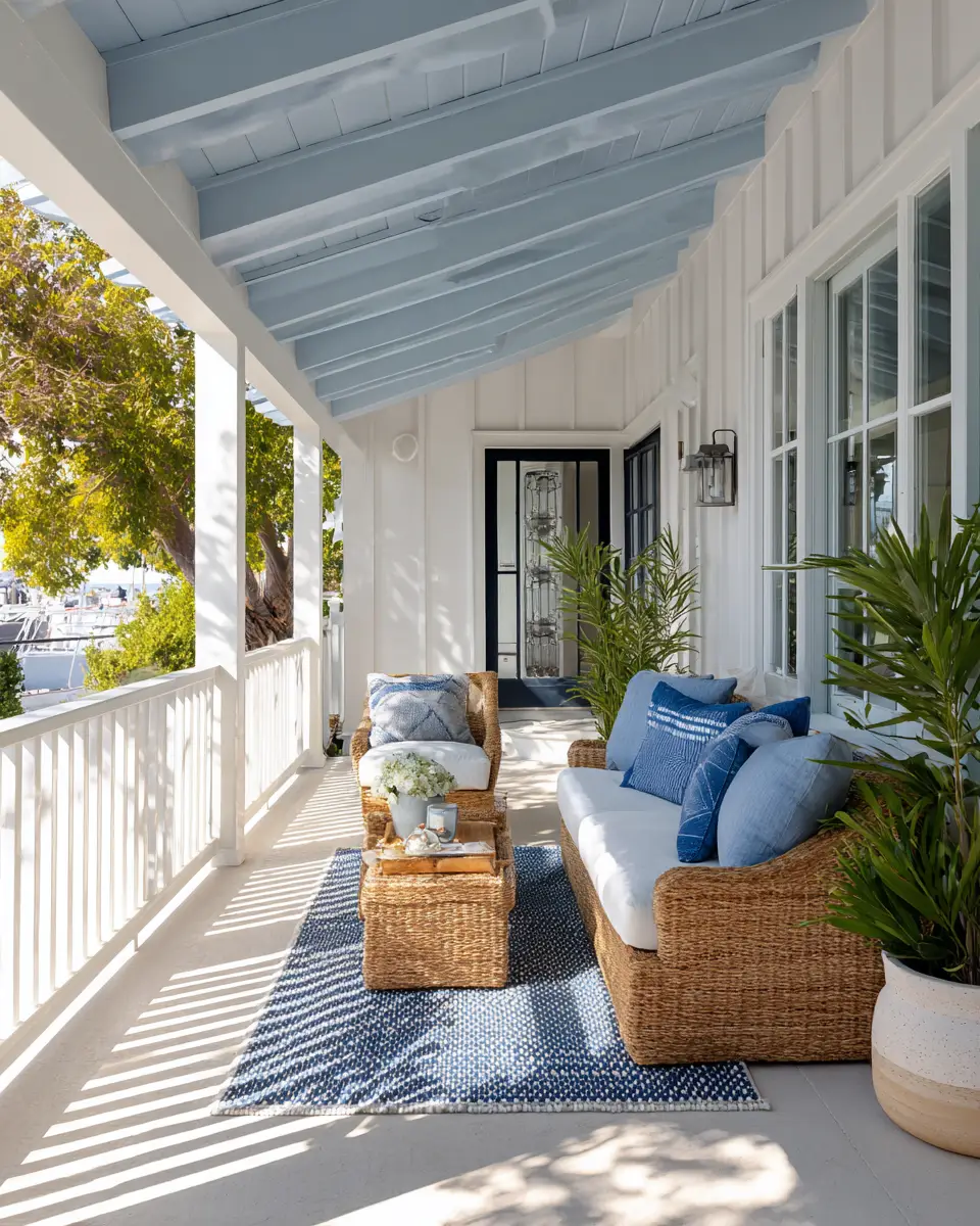 Family-Friendly Coastal Porch Decor Ideas