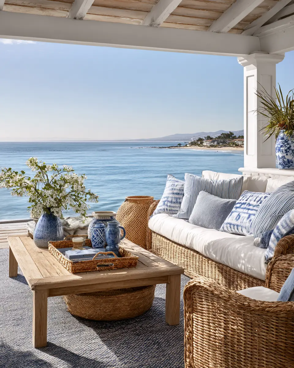 Family-Friendly Coastal Porch Decor Ideas
