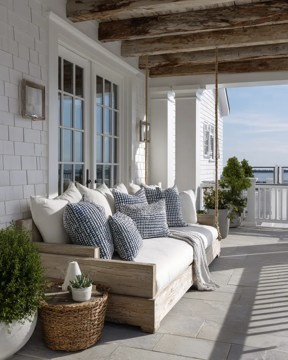 Family-Friendly Coastal Porch Decor Ideas