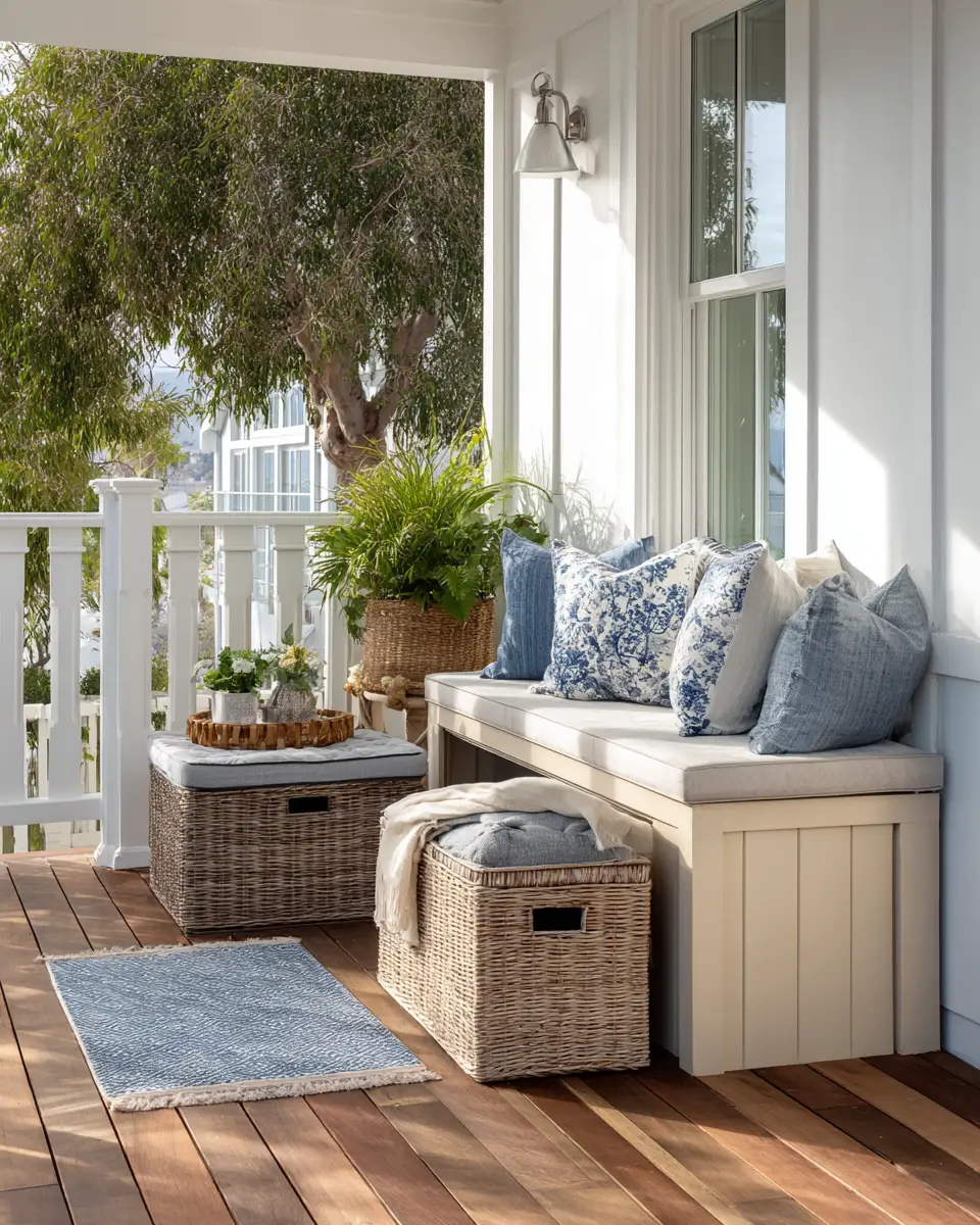 Family-Friendly Coastal Porch Decor Ideas
