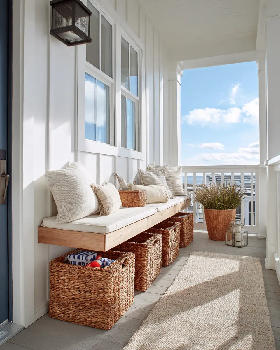 Family-Friendly Coastal Porch Decor Ideas