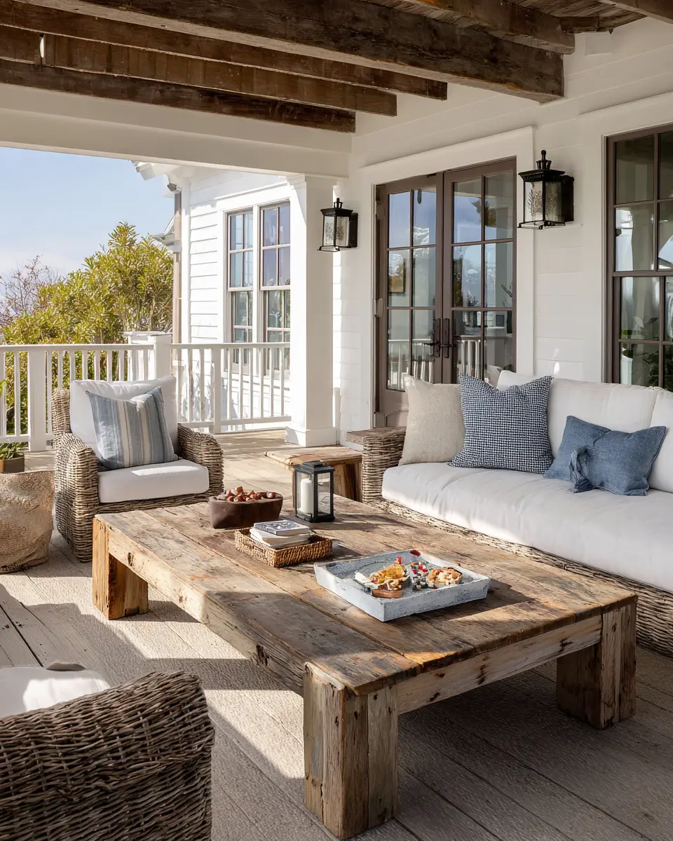 Family-Friendly Coastal Porch Decor Ideas