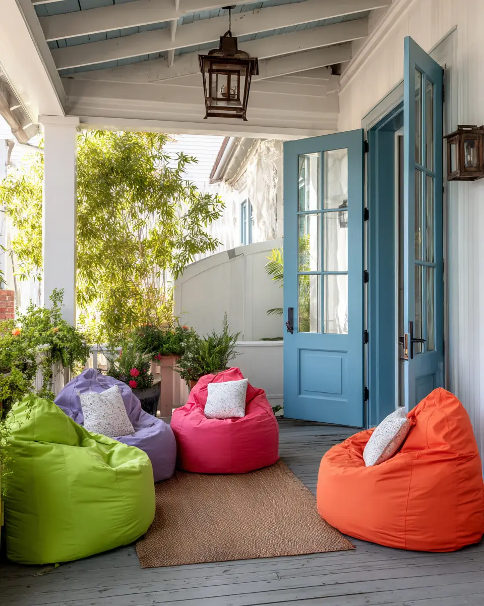Family-Friendly Coastal Porch Decor Ideas