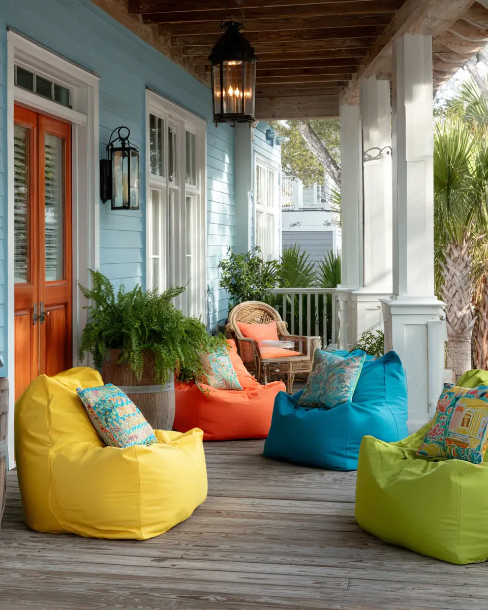 Family-Friendly Coastal Porch Decor Ideas