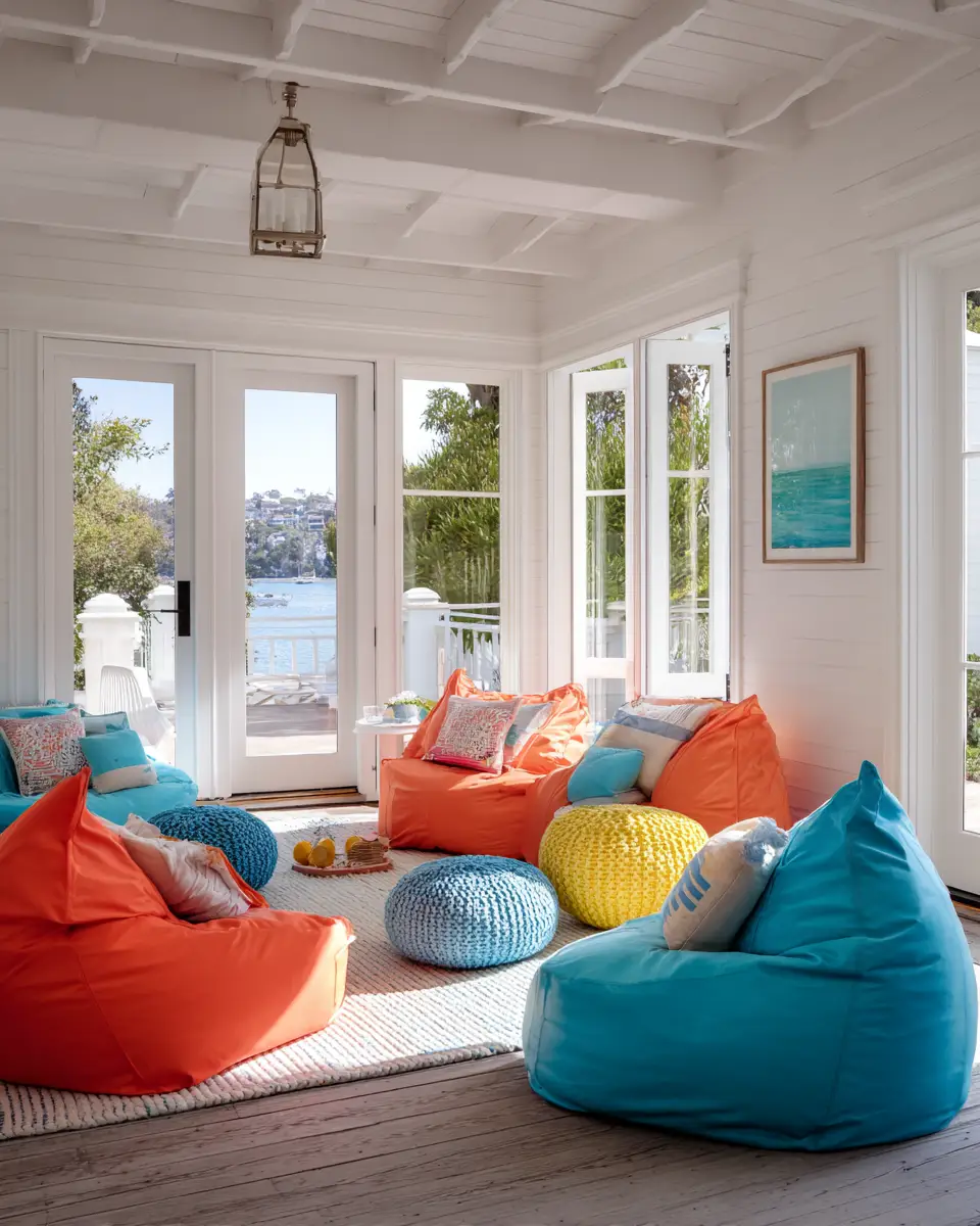 Family-Friendly Coastal Porch Decor Ideas