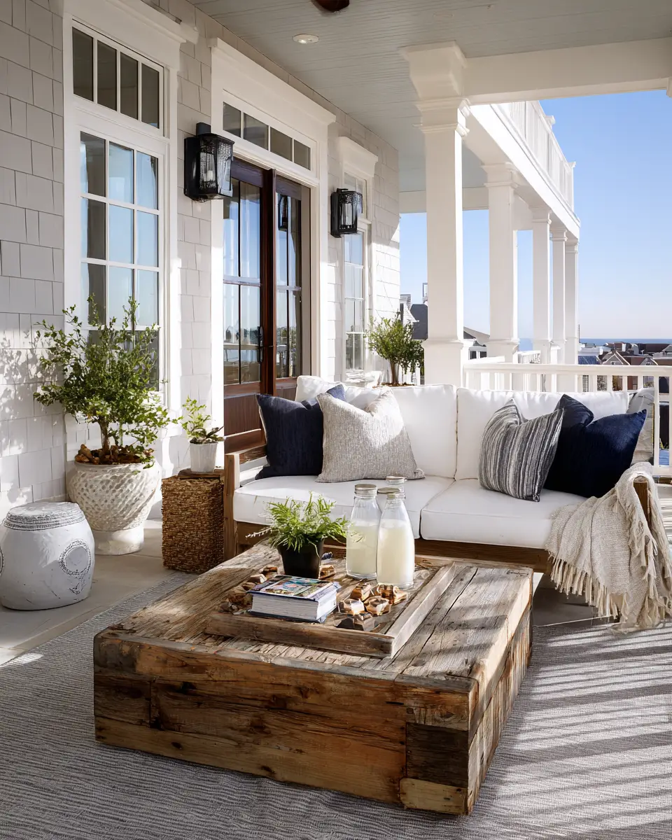 Family-Friendly Coastal Porch Decor Ideas
