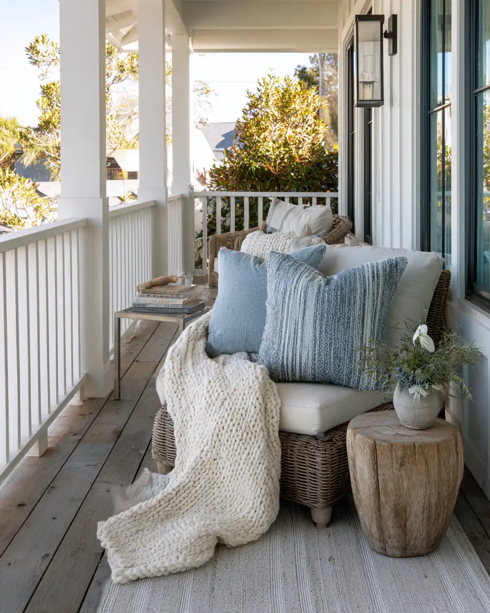 Family-Friendly Coastal Porch Decor Ideas