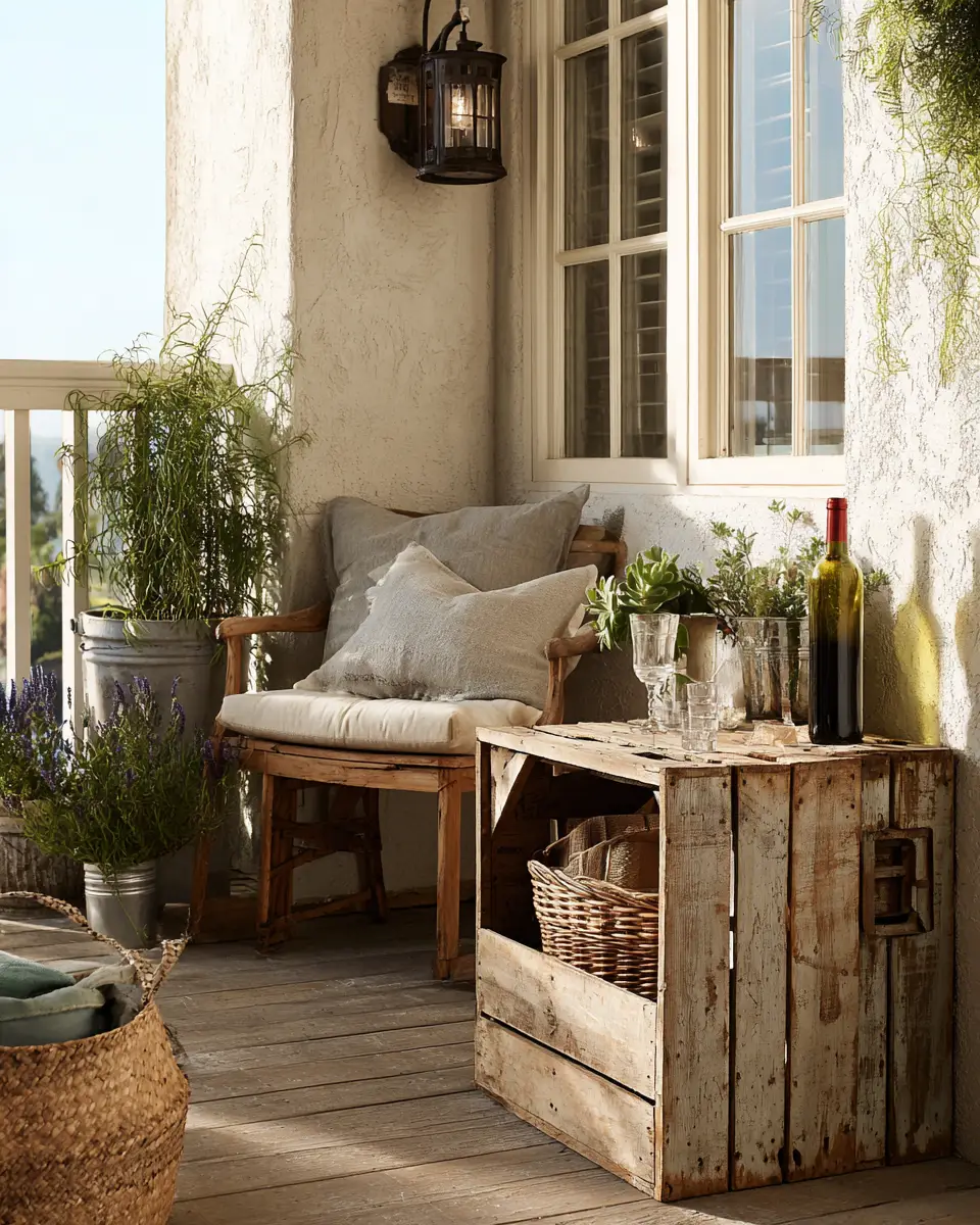 Family-Friendly Farmhouse Balcony Decor Ideas
