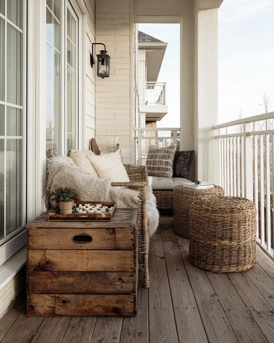 Family-Friendly Farmhouse Balcony Decor Ideas