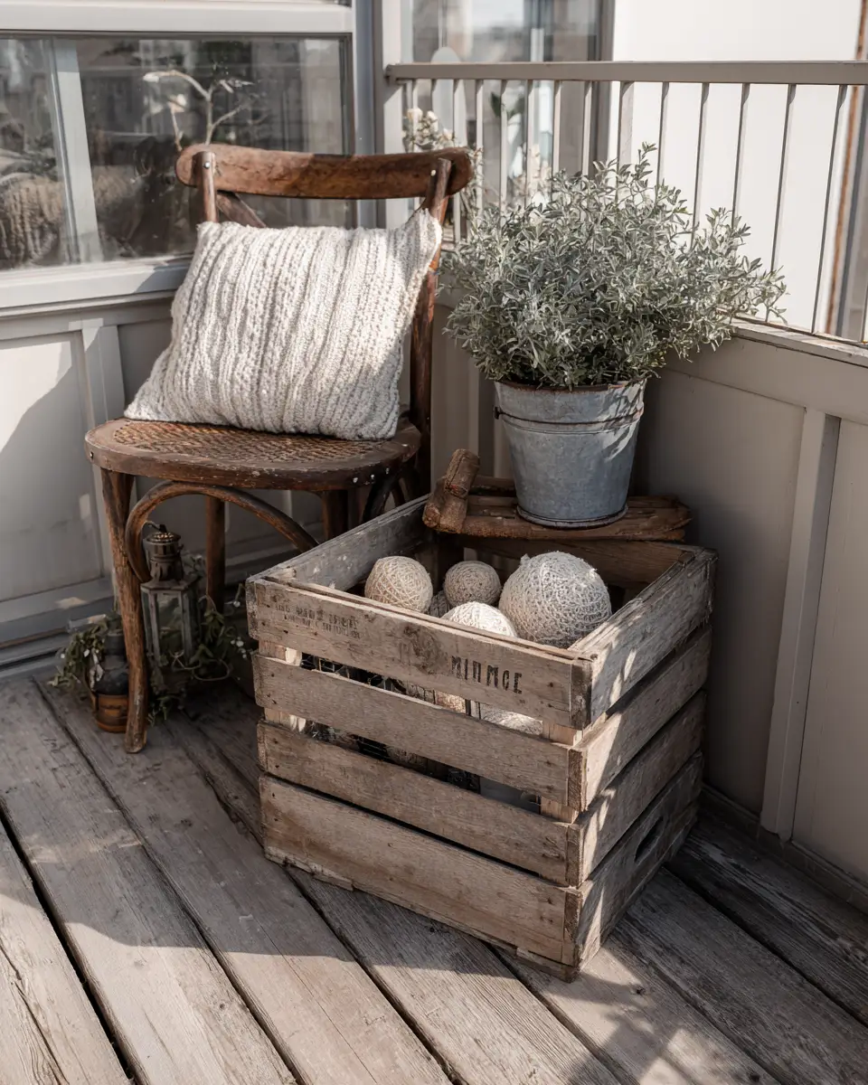 Family-Friendly Farmhouse Balcony Decor Ideas