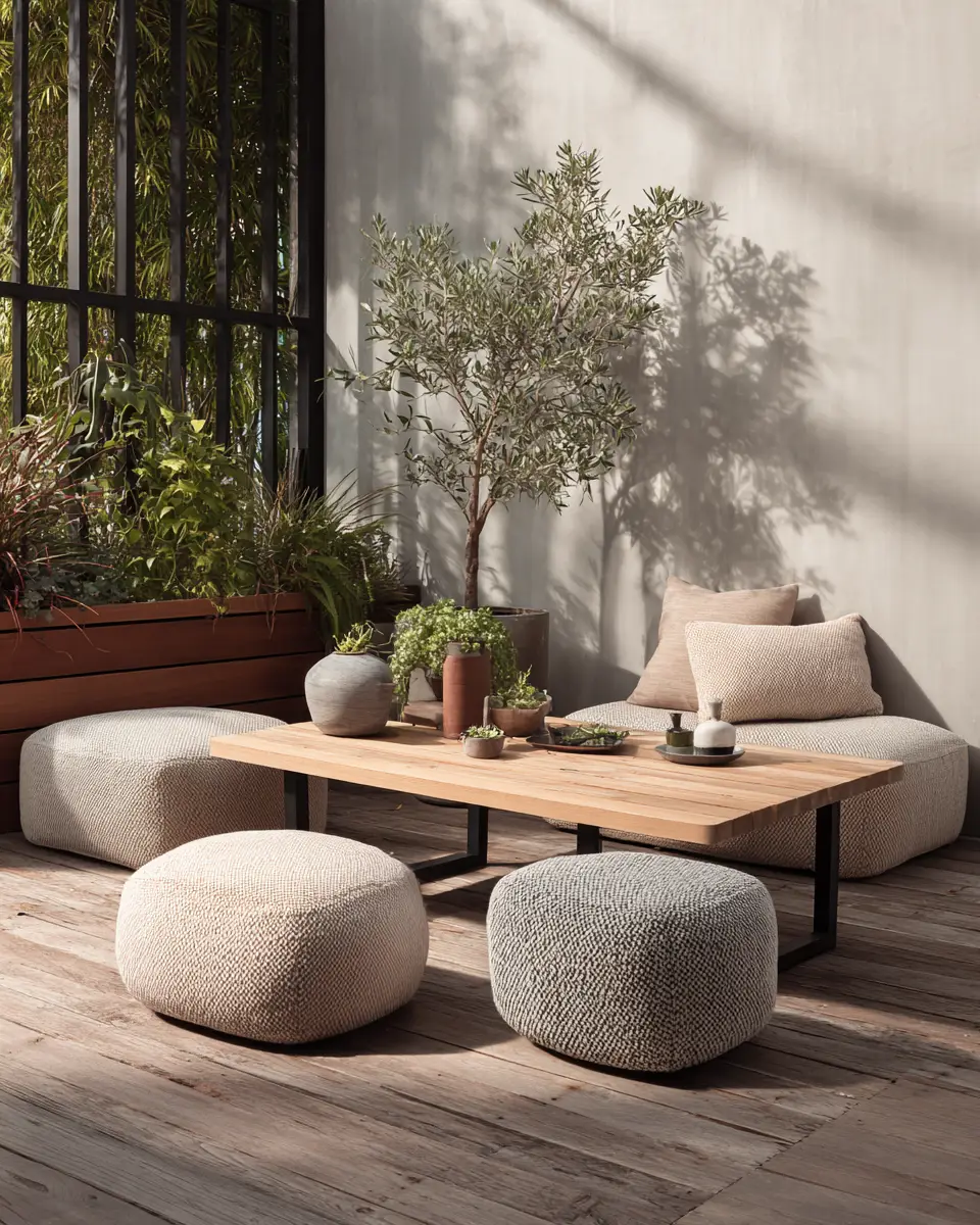 Family-Friendly Japandi Patio Decor Ideas