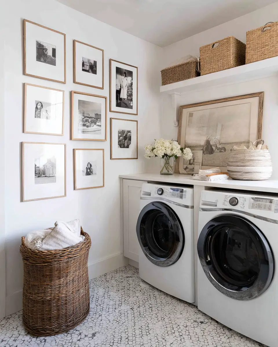 Family-Friendly Scandinavian Laundry Room Decor Ideas
