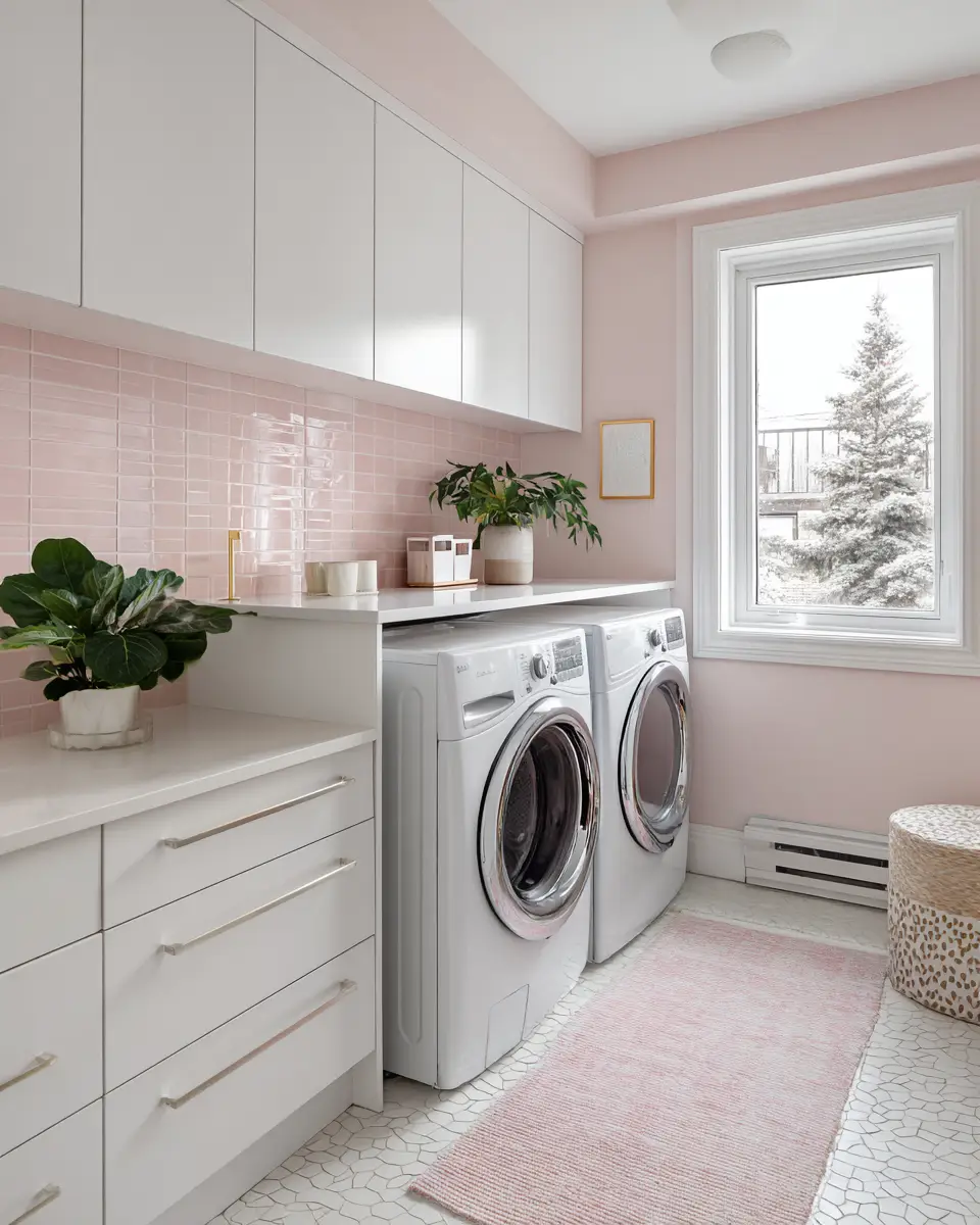 Family-Friendly Scandinavian Laundry Room Decor Ideas