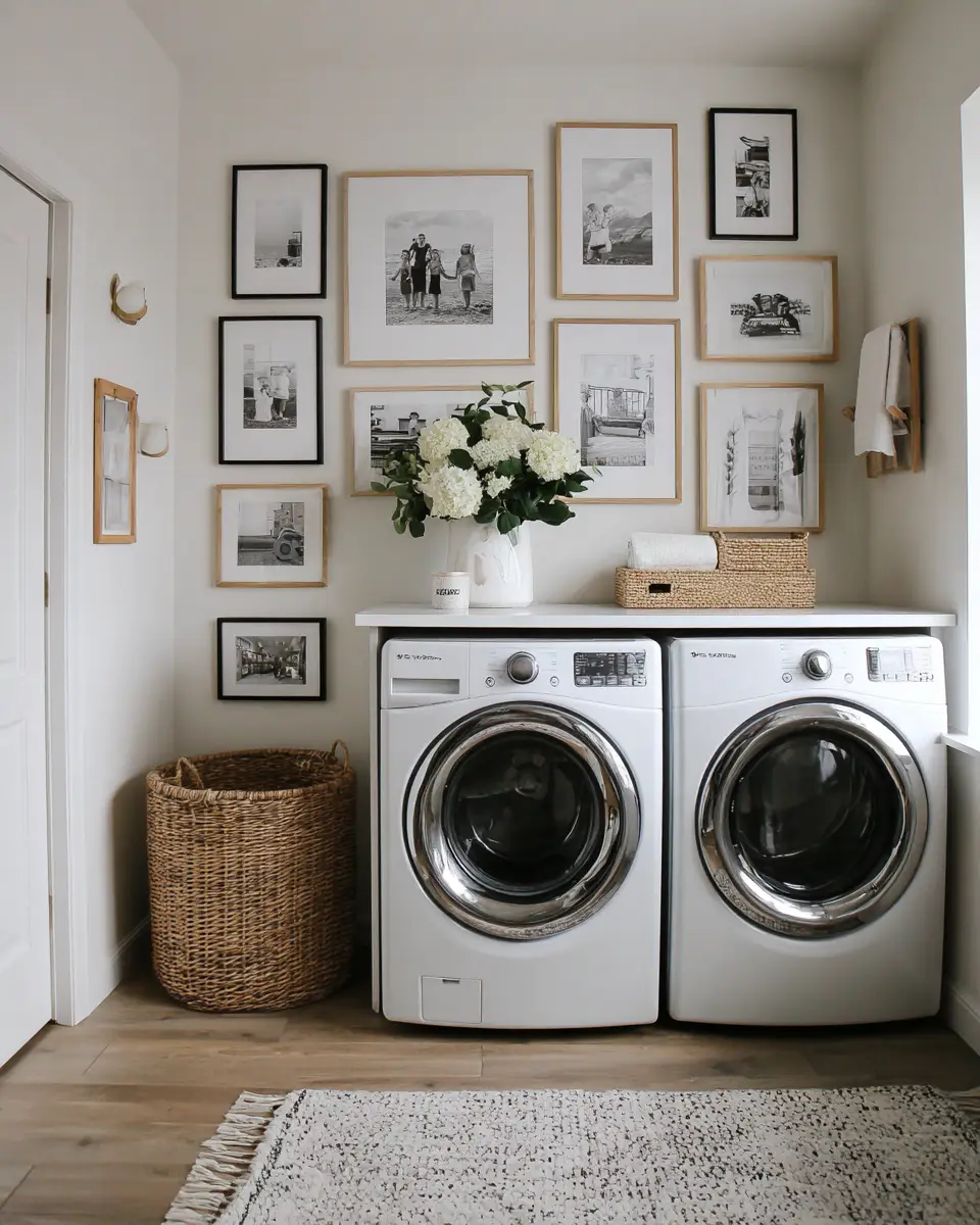 Family-Friendly Scandinavian Laundry Room Decor Ideas