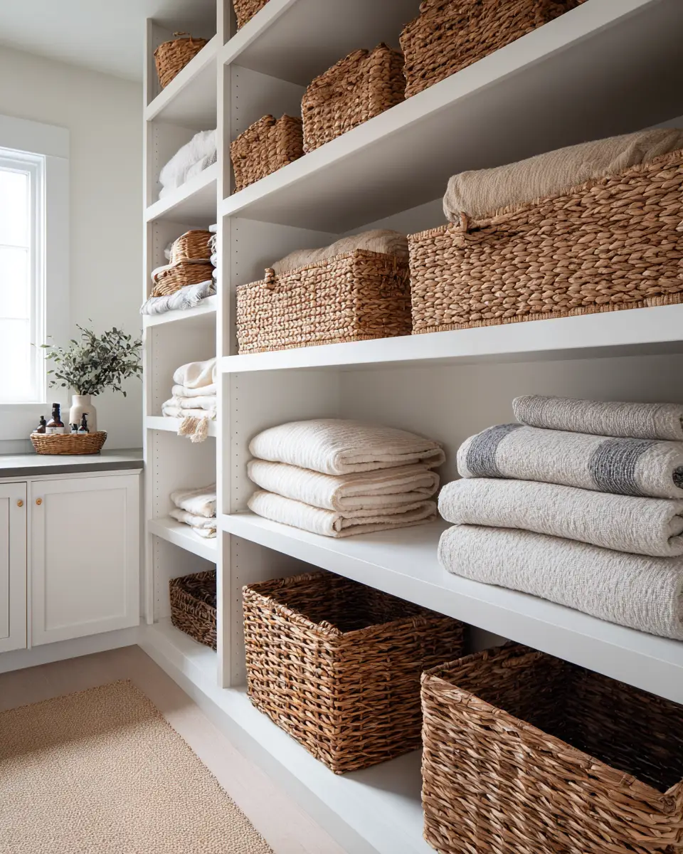 Family-Friendly Scandinavian Laundry Room Decor Ideas