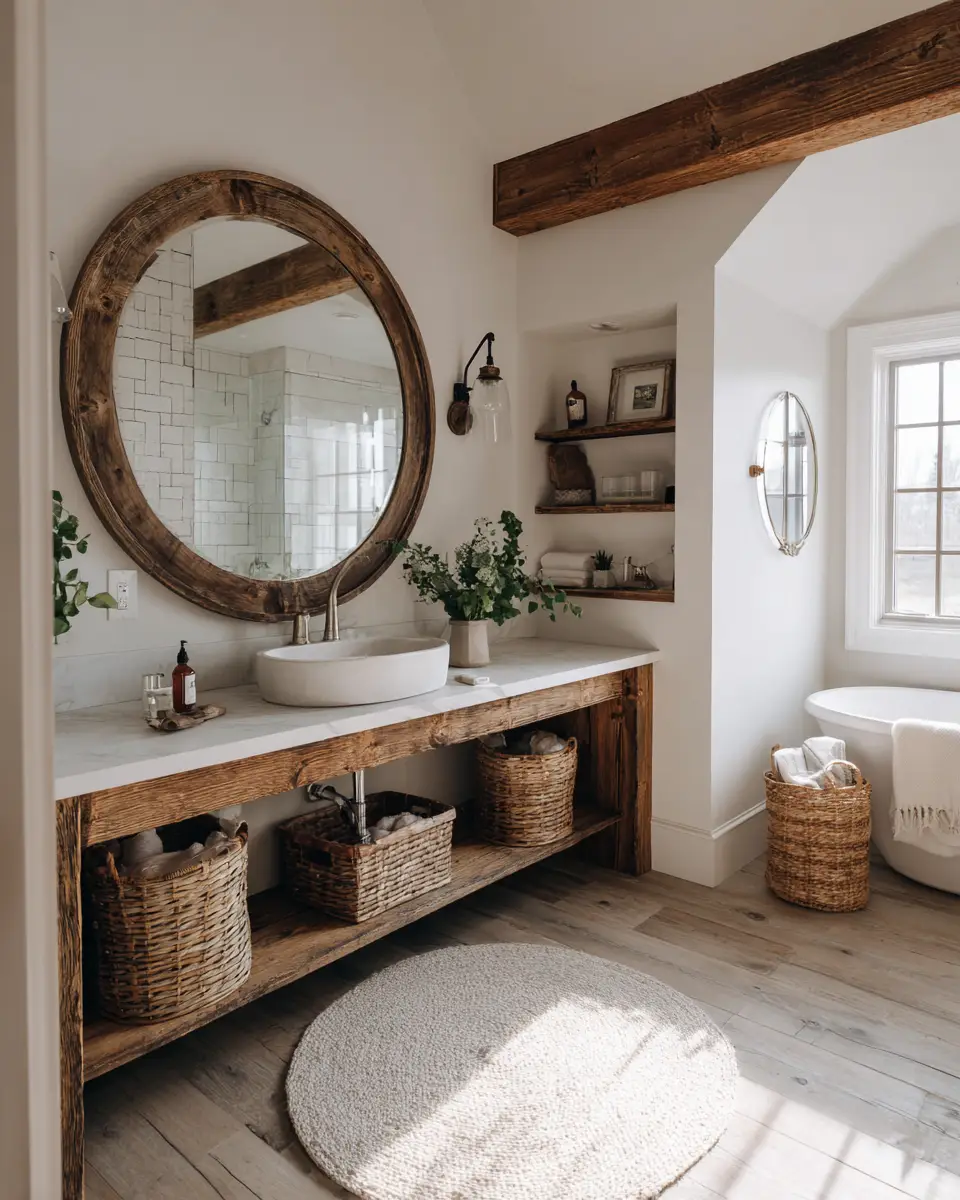Farmhouse Bathroom Decor Ideas
