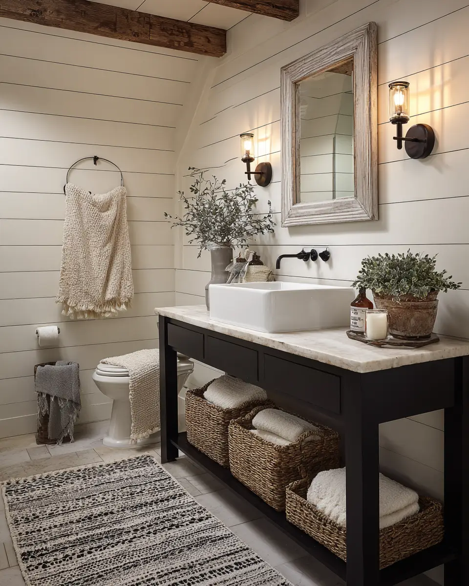 Farmhouse Bathroom Decor Ideas